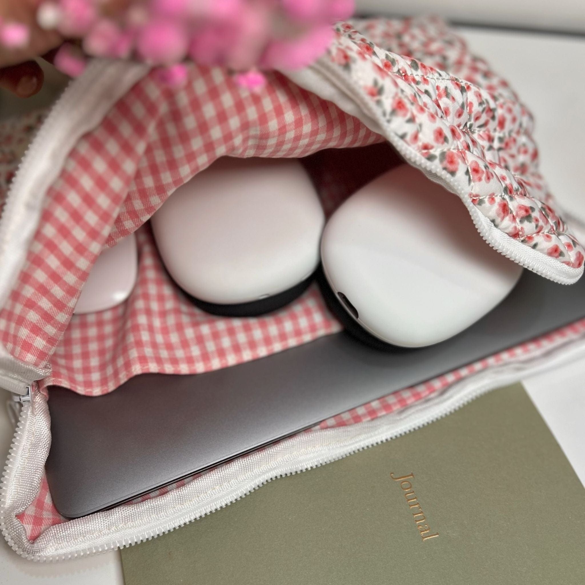 Moon Nude Peony Laptop Sleeve