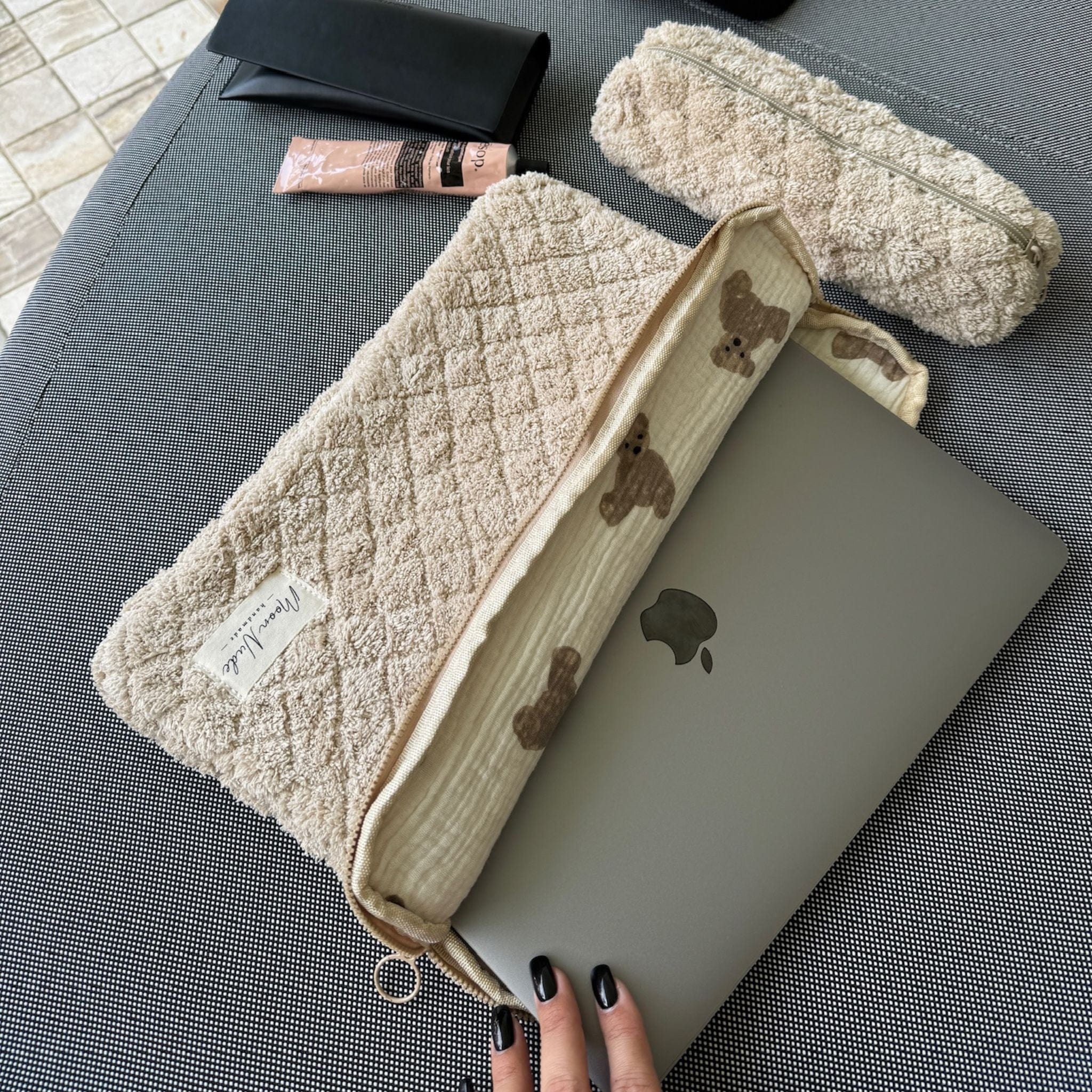 Moon Nude Teddy Laptop Sleeve