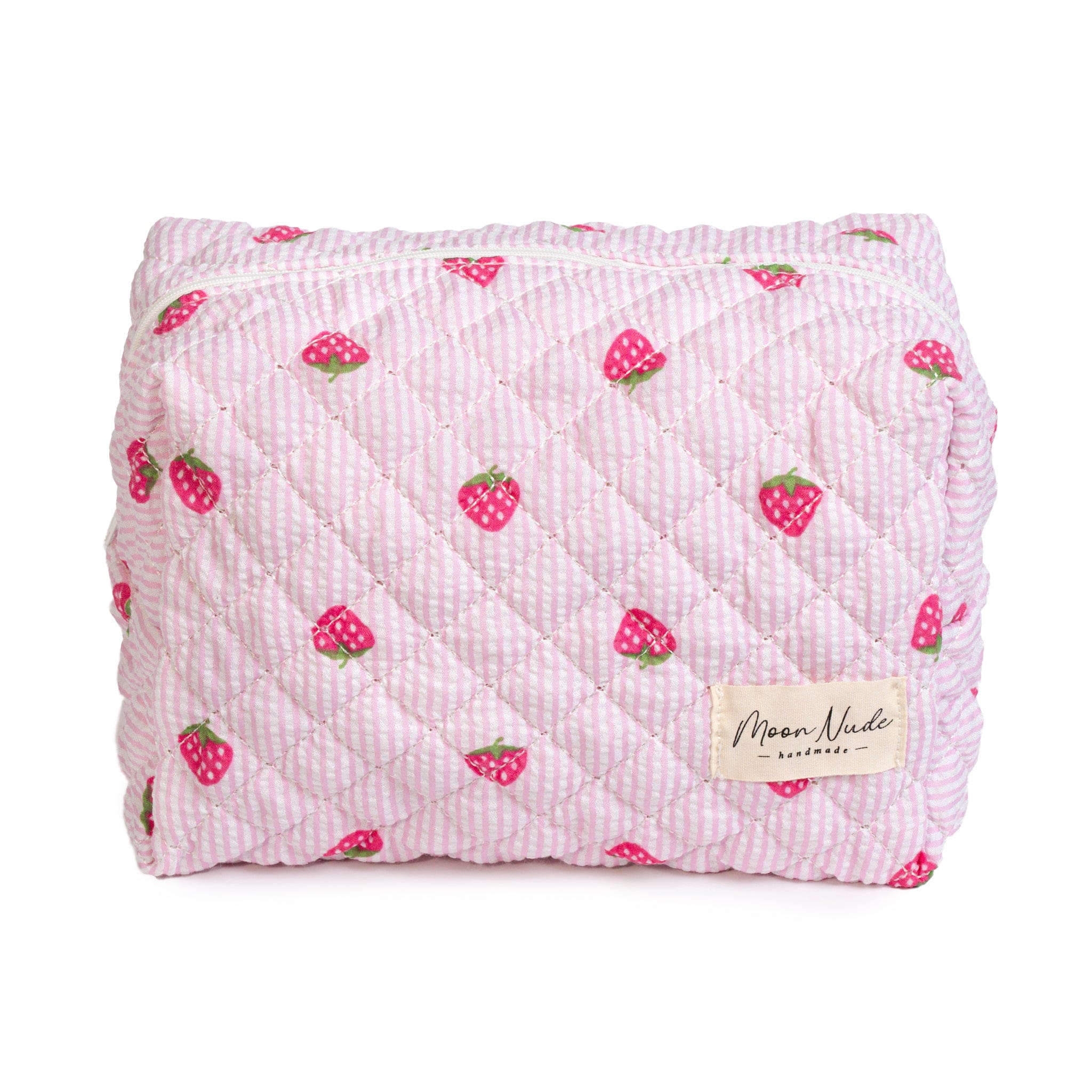 Moon Nude Strawberry Large Makeup Bag